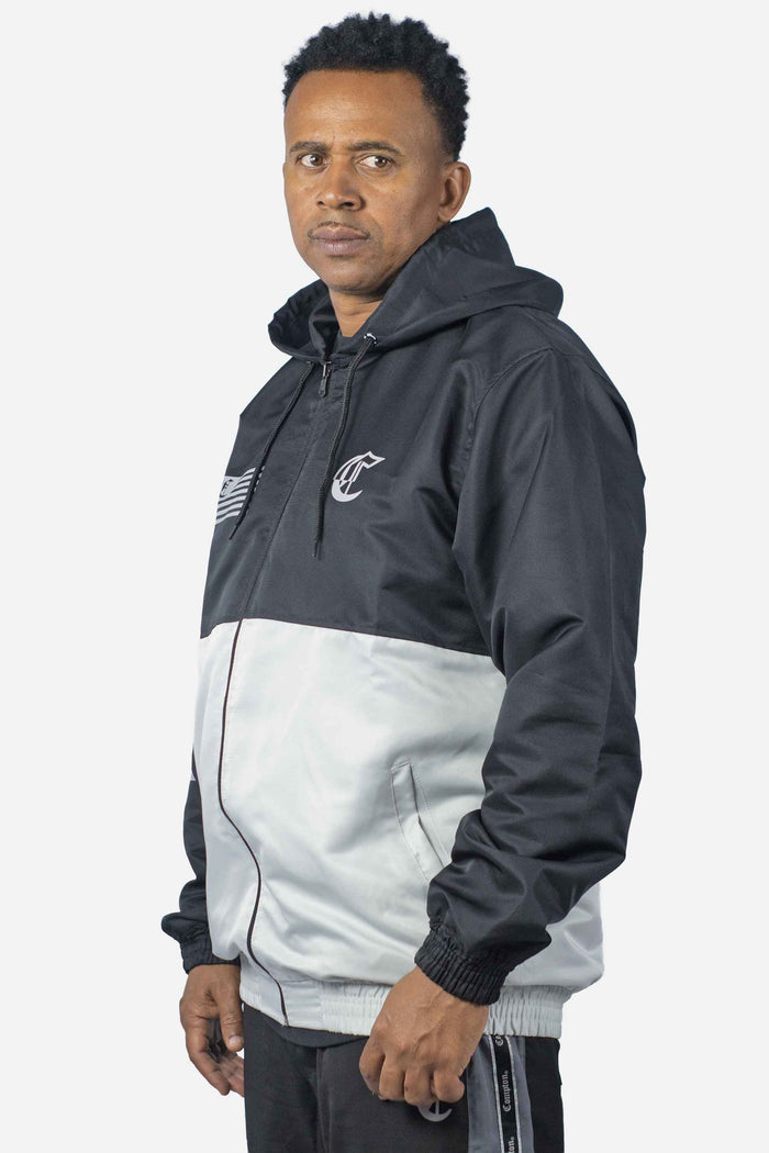 Jaqueta Compton Legacy 2 Cores Preto/Cinza Claro - COMPTON