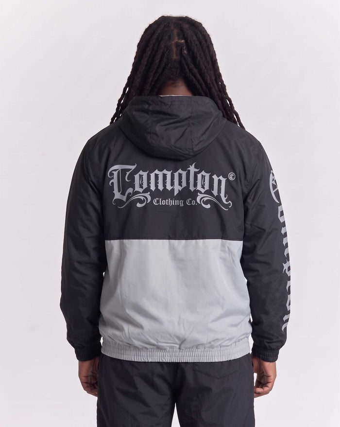 Jaqueta Compton Legacy 2 Cores Preto/Cinza Escuro