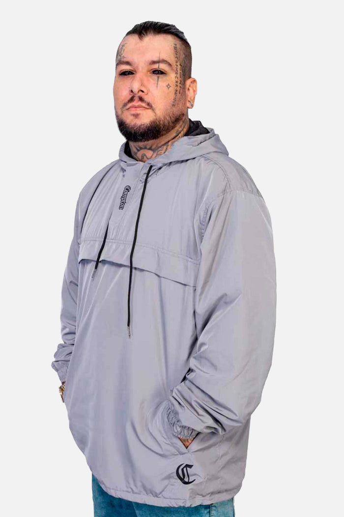 Jaqueta Compton Yourself Anorak Cinza - COMPTON
