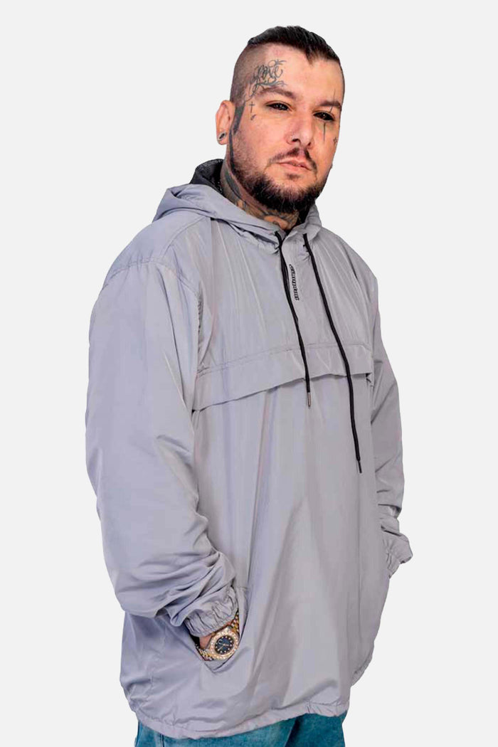 Jaqueta Compton Yourself Anorak Cinza - COMPTON