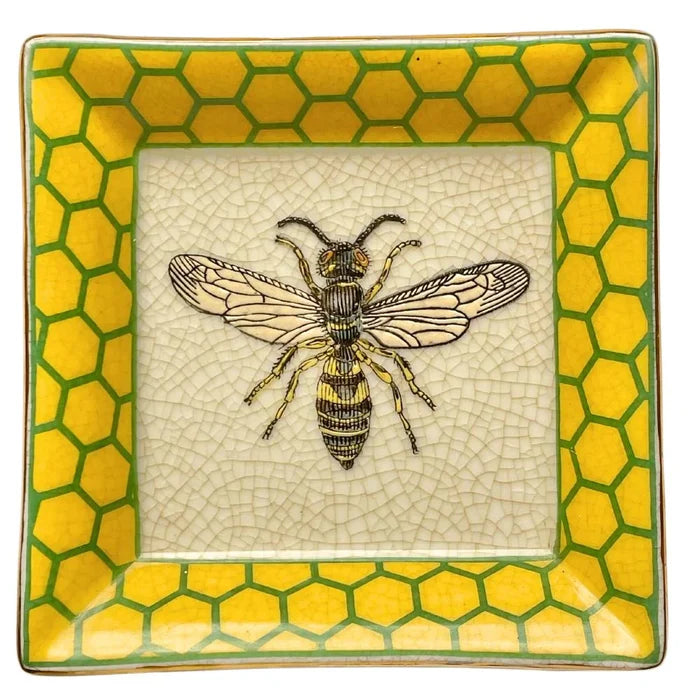 Jardiner Abeille Wall Plate - Yellow