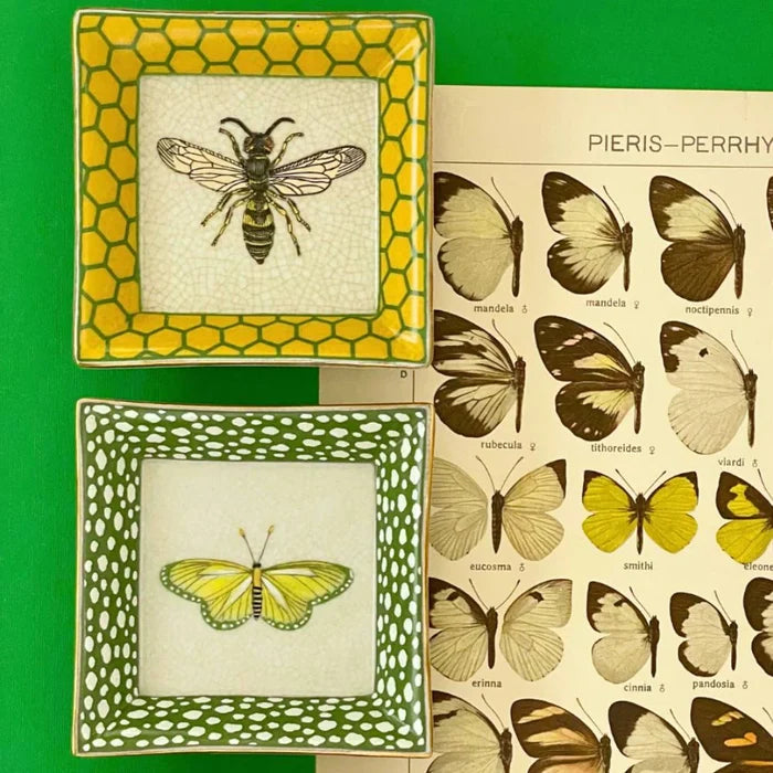Jardiner Abeille Wall Plate - Yellow