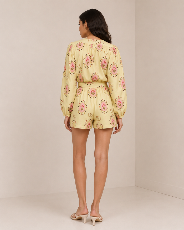 Joyce Co ord Set - Yellow