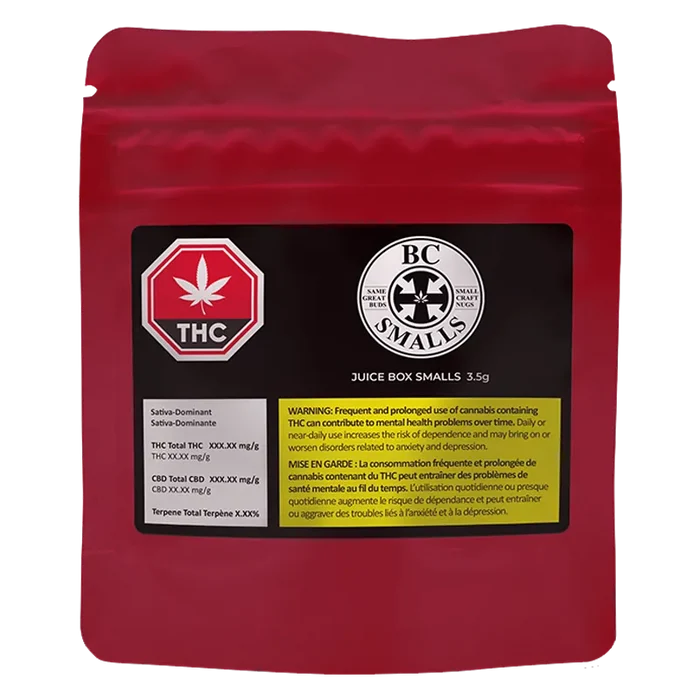 BC Smalls 3.5 g Juice Box Smalls Flower