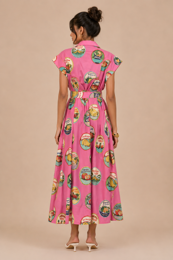 Juno Maxi Dress - Rose Red
