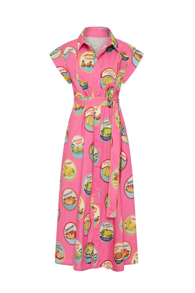 Juno Maxi Dress - Rose Red