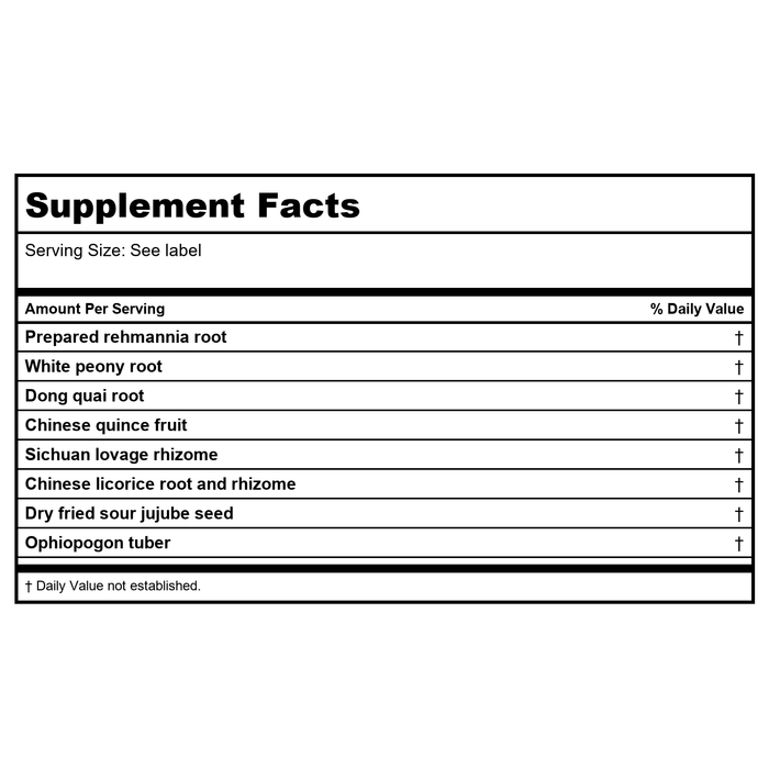 Kan Herb Essentials Liver Support Formula 300 Tablets - Supplement Facts panel
