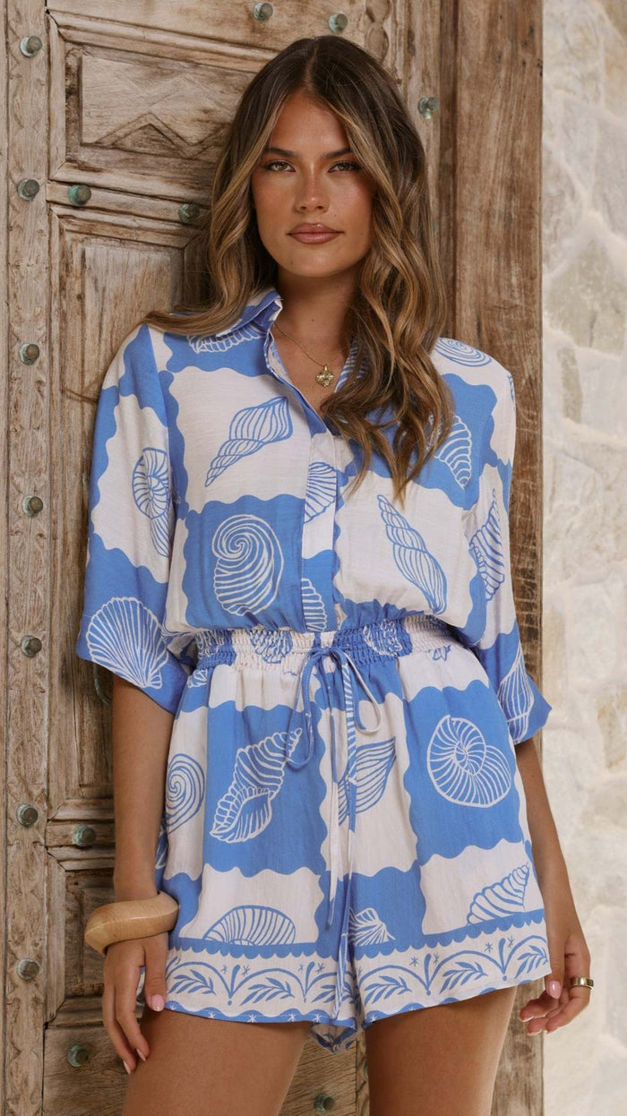 Karla Co ord set - Blue