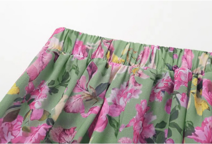 Kate Swimsuit Skirt - Green