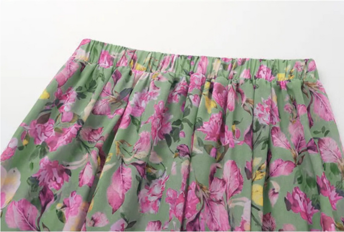 Kate Swimsuit Skirt - Green