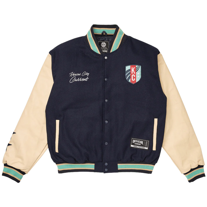 [ KC Current ] Unisex Letterman Jacket - Official League