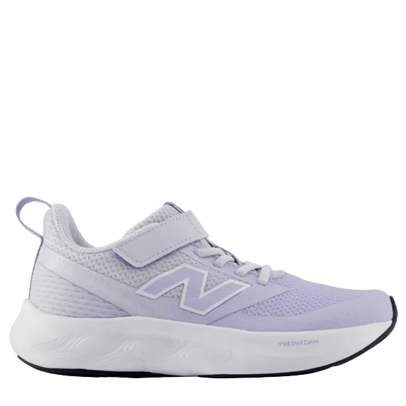 Light purple sneaker with a visible brand logo on a white background