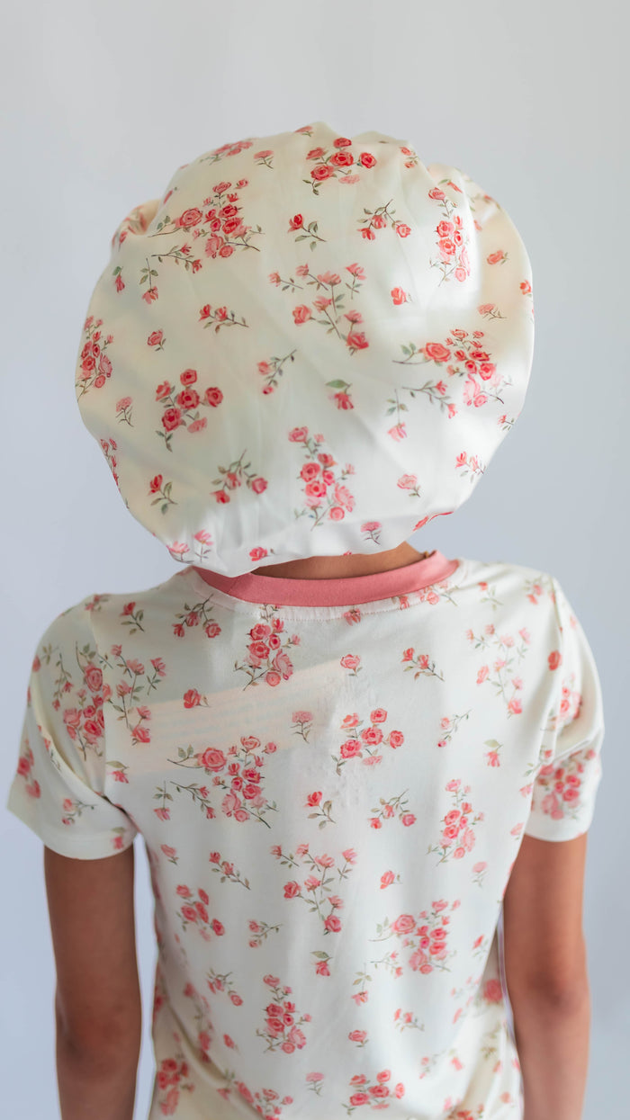 Kid's Satin Bonnet in Quinn