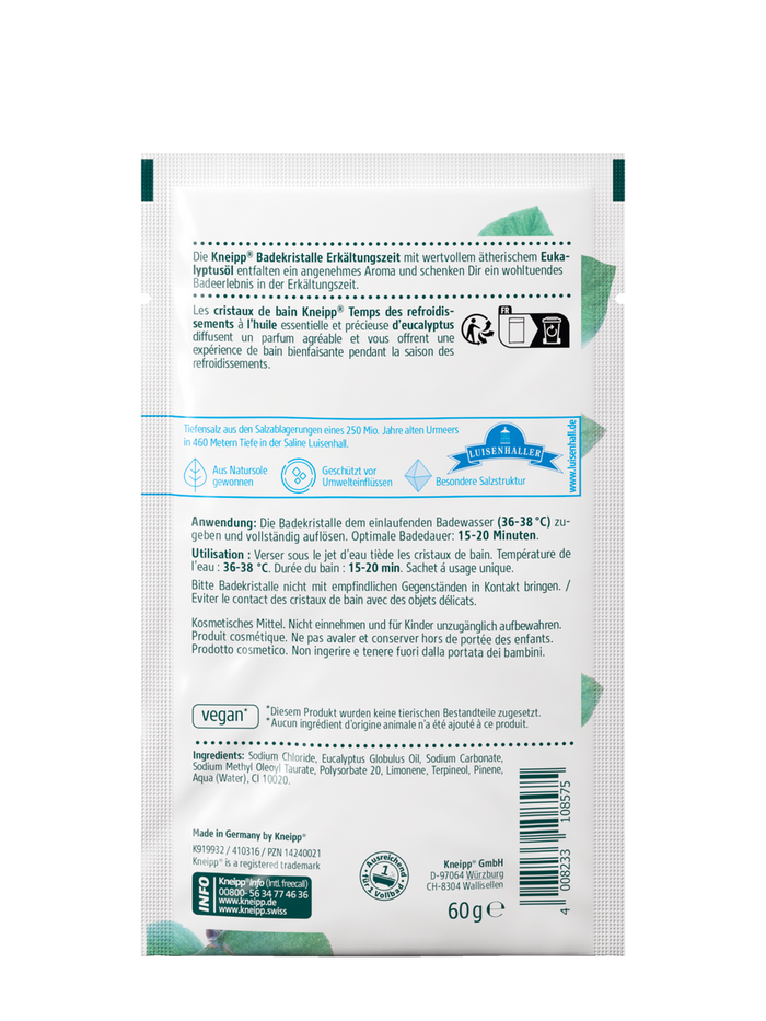 Kneipp Eucalyptus "Cold Season" Bath Crystals