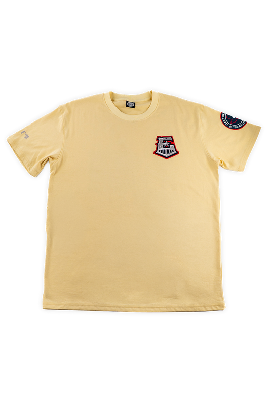 Koe Wetzel x Round Rock Express cream tee front