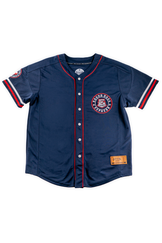 Koe Wetzel x Round Rock Express baseball jersey front