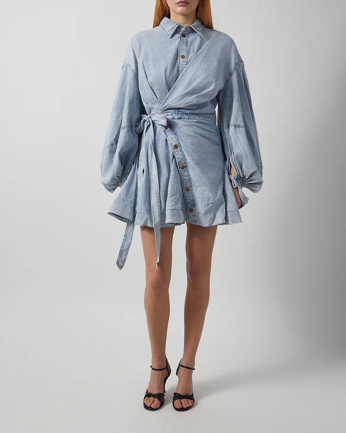 Kove Mini Dress - Light Blue