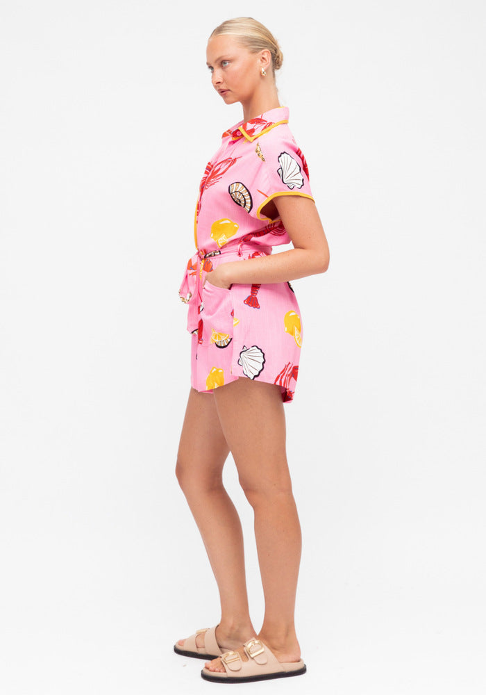 Laila Romper - Pink