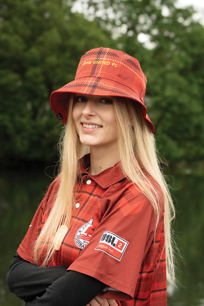 [ Lane United FC ] Reversible Plaid Bucket - Official League