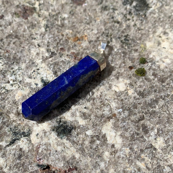 Lapis Lazuli Pendant Sterling