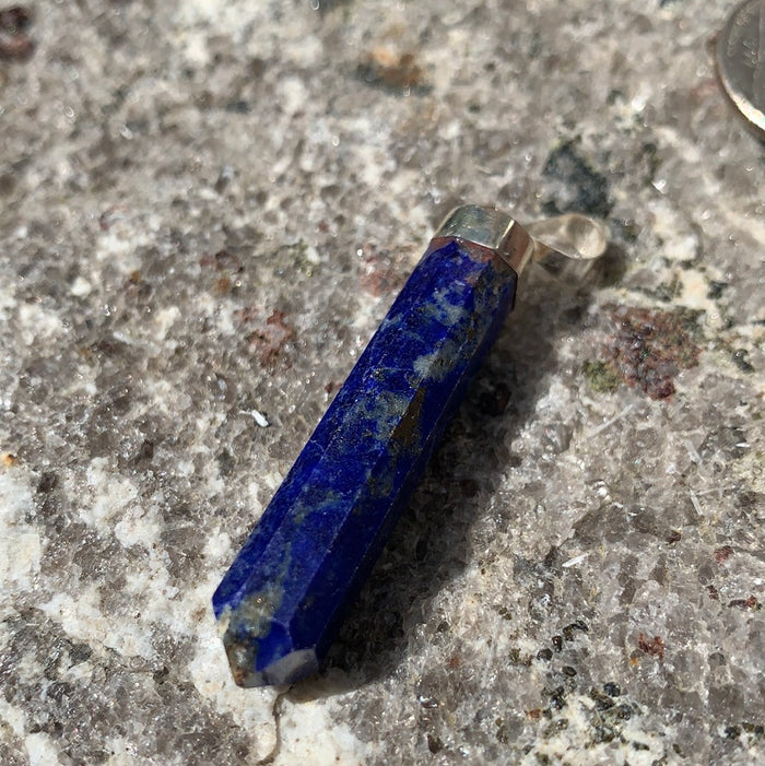 Lapis Lazuli Pendant Sterling