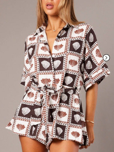 Lara Romper - Brown