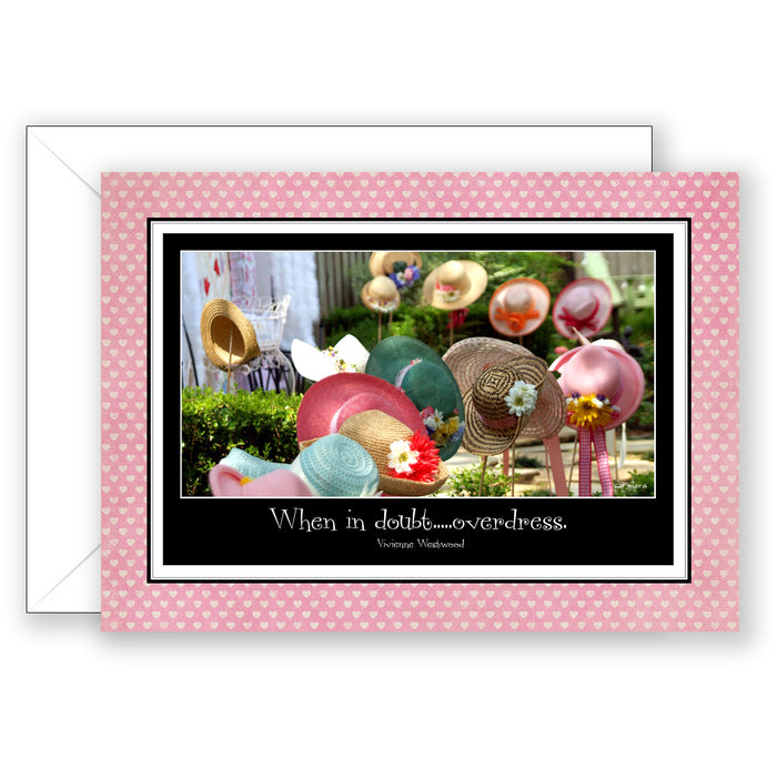 Laurie's Hat Party - Birthday Card