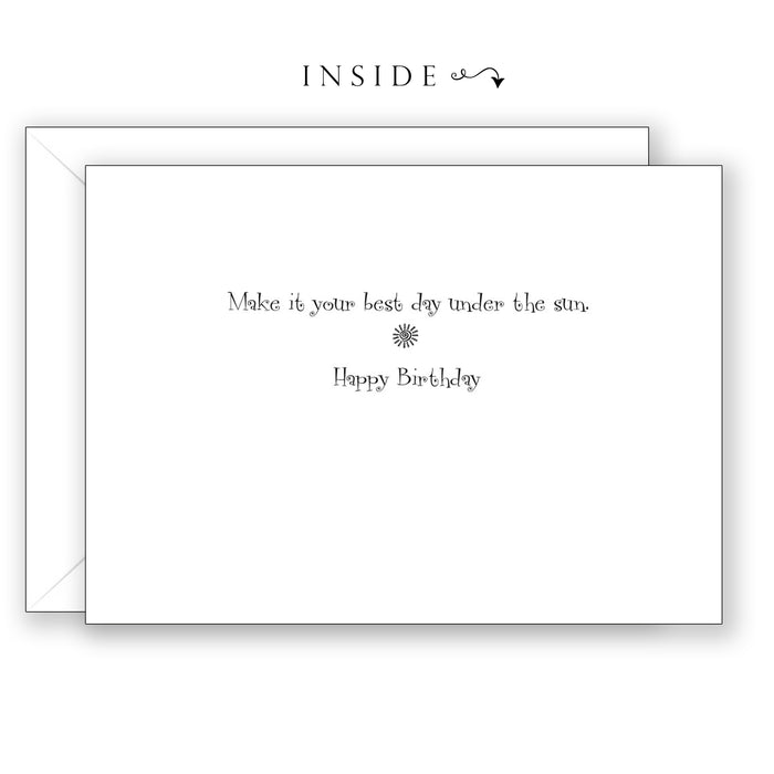 Laurie's Hat Party - Birthday Card