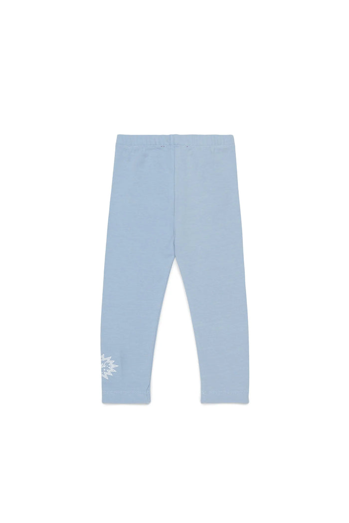 Leggings with starburst logo print