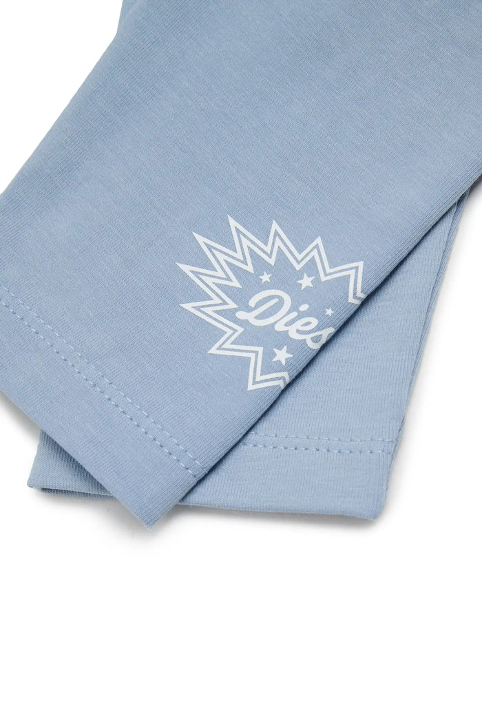 Leggings with starburst logo print