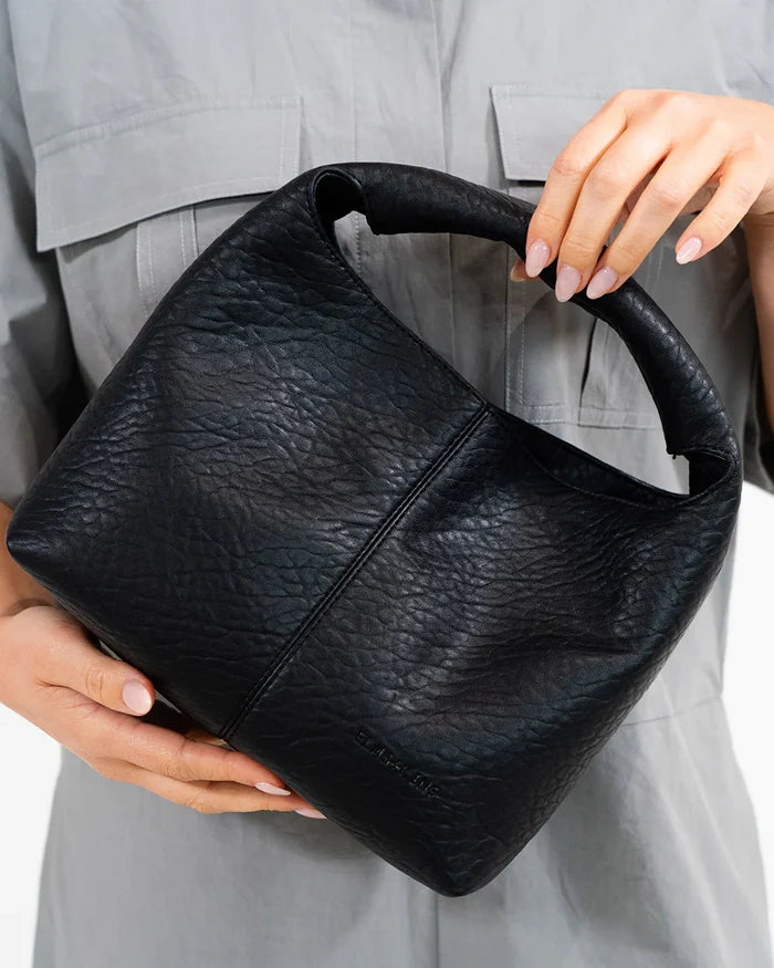Linton Large Crossbody - Black Pebble