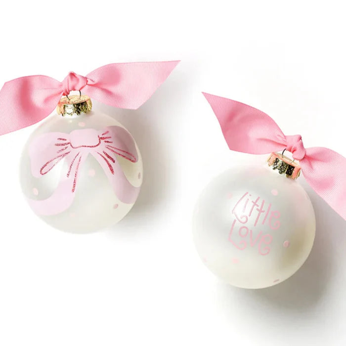 Little Love Pink Bow Ornament