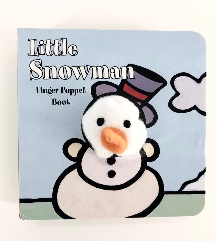 Little Snowman Finger Puppet Book