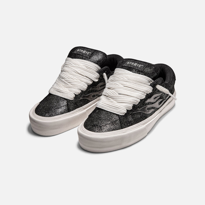 LOGAN PUFF - METALLIC BLACK | Hero View