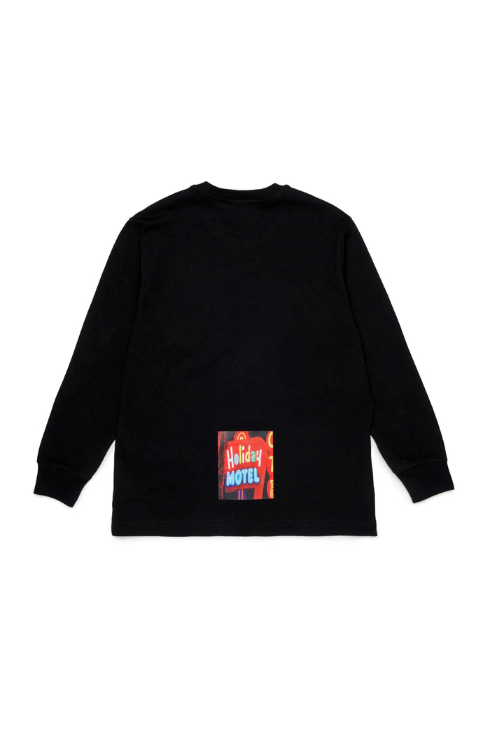 Long-sleeve T-shirt with photo prints