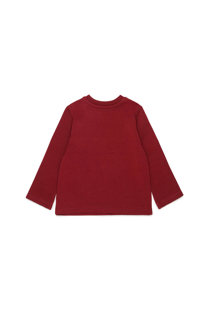 Long-sleeve T-shirt with starburst logo print