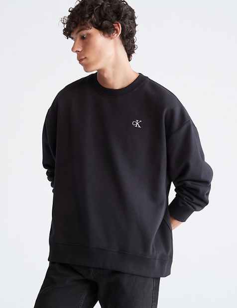 Long Sleeves Archive Logo Fleece Crewneck