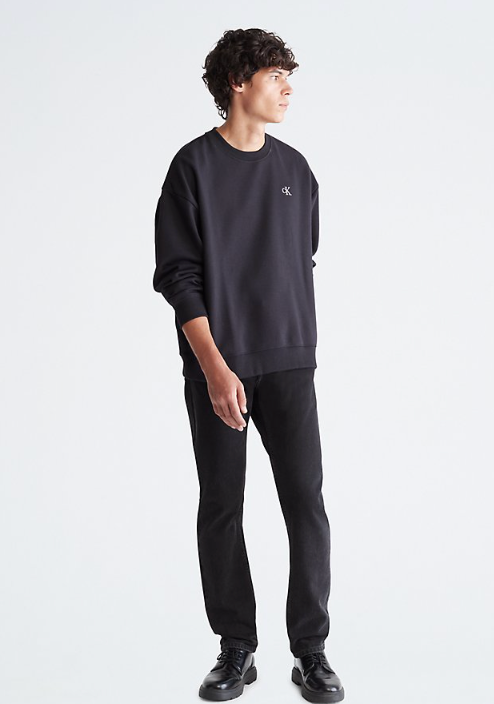 Long Sleeves Archive Logo Fleece Crewneck