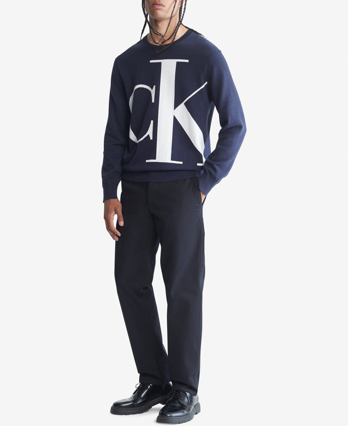 Long Sleeves Logo Supima Crew