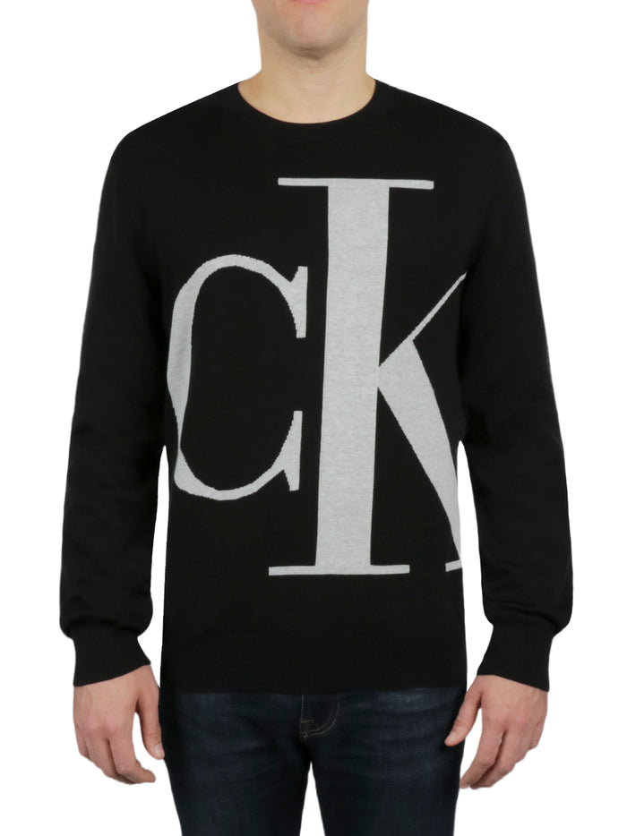 Long Sleeves Logo Supima Crew