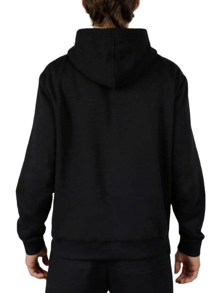 Long Sleeves Monogram Fleece Hoodie