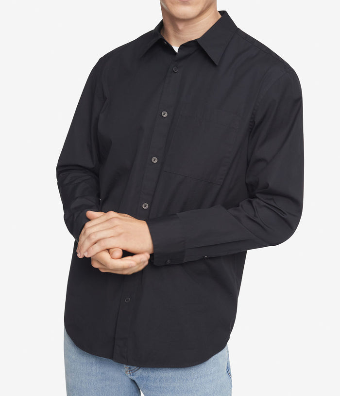 Long Sleeves Pocket Easy Shirt