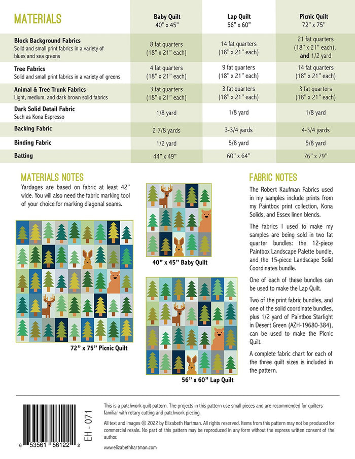 Lookout Quilt Pattern - Elizabeth Hartman