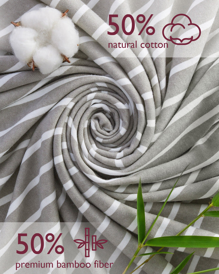 Lot de 2 serviettes à capuche pour bébé Momcozy – Motif Ciel Étoilé
