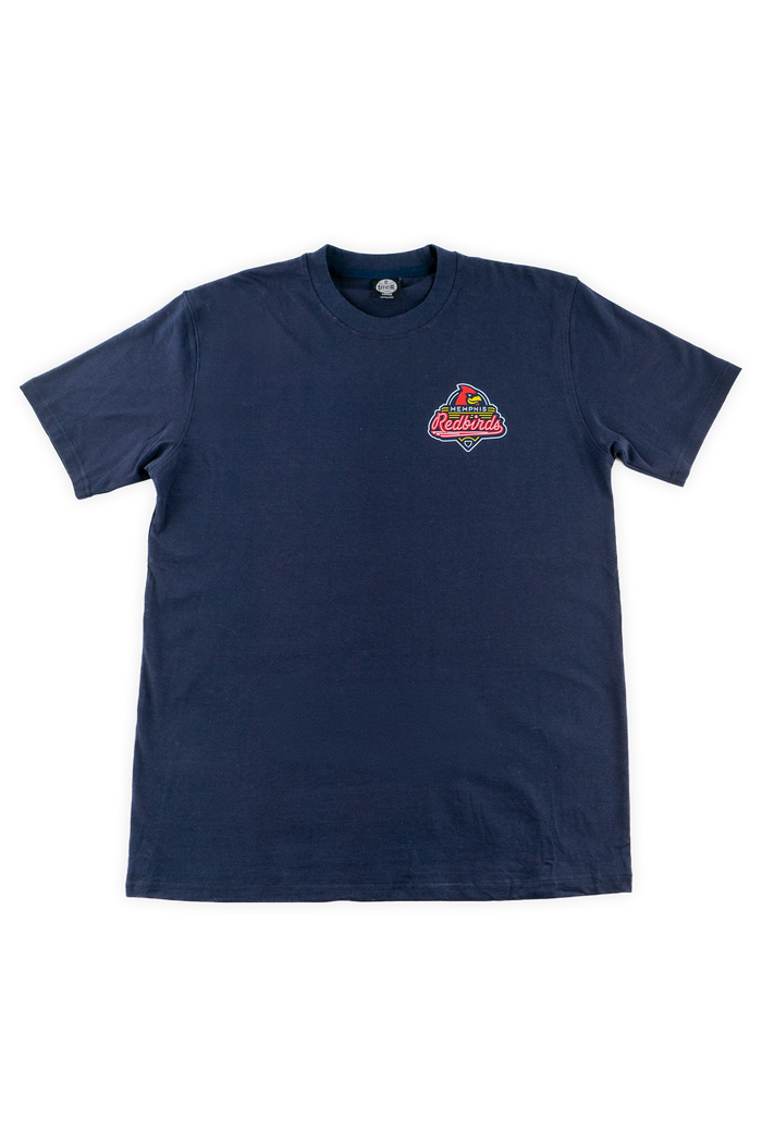 Lucero x Memphis Redbirds Cardinal Tee front
