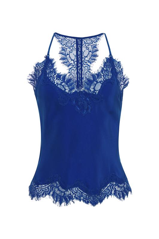 Lucy Crop Cami - True Blue