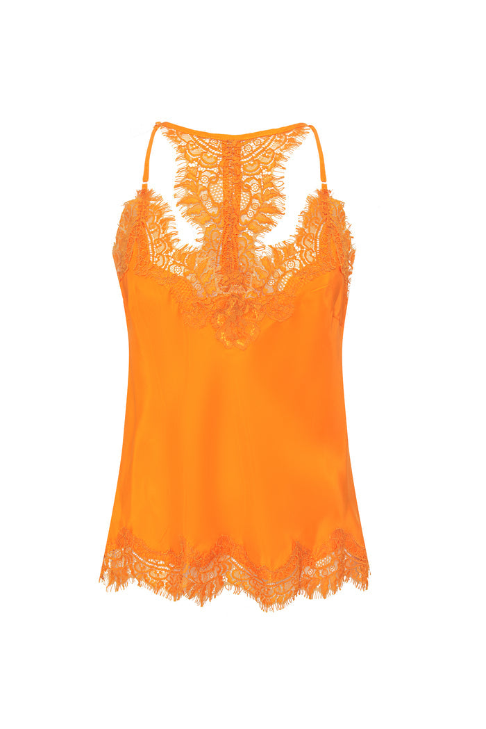 Lucy Crop Cami Tangerine