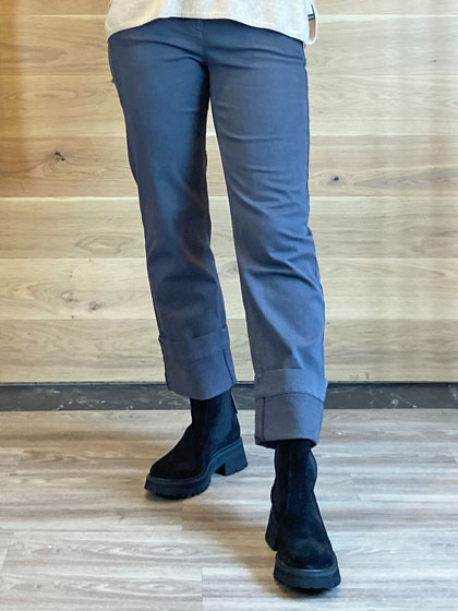 Luisa Cerano Cuffed Jeans Grey