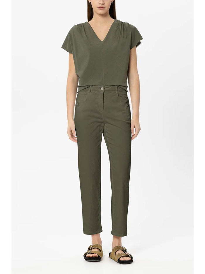 Luisa Cerano Stretch Jeans Khaki