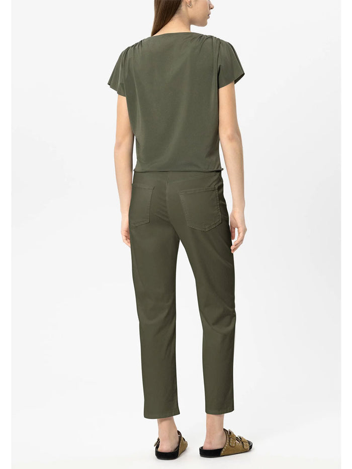 Luisa Cerano Stretch Jeans Khaki